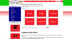 Desktop Screenshot of jazykovaskola.cz